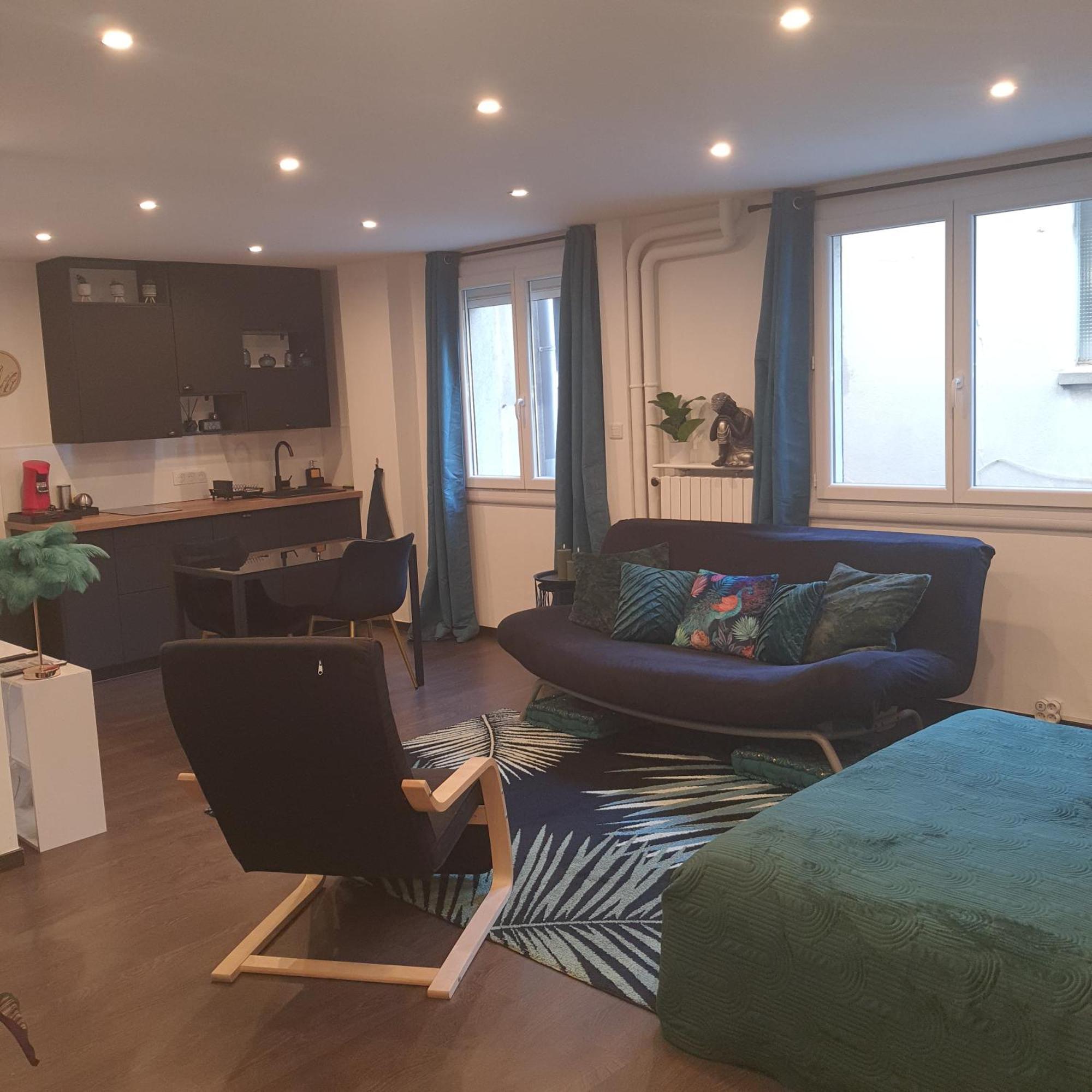 Loft Spacieux-2 Min De La Plage Marseille Bagian luar foto