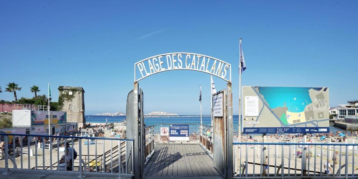 Loft Spacieux-2 Min De La Plage Marseille Bagian luar foto